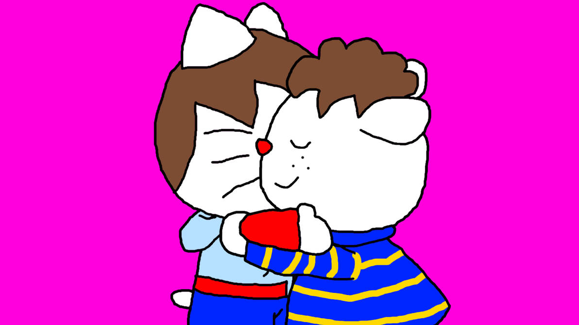 Me and Louie hug by IanandArt-Back-Up on DeviantArt