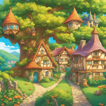 An Oak Tree Looks Over