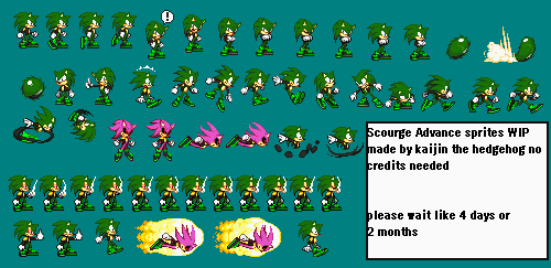 Darkspine Sonic sprites by kaijinthehedgehog on DeviantArt