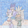 Blaze and Silver... on the beach