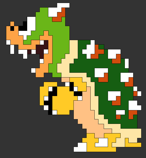 Retro Pixel Bowser by Evilcarcrash on DeviantArt