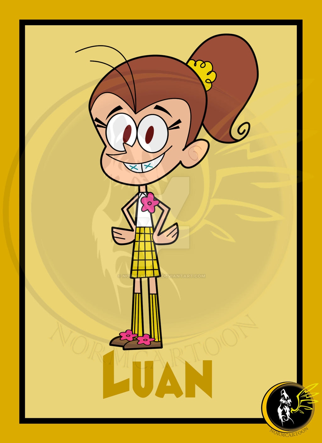 Luan Loud FOP style by NormCartton on DeviantArt
