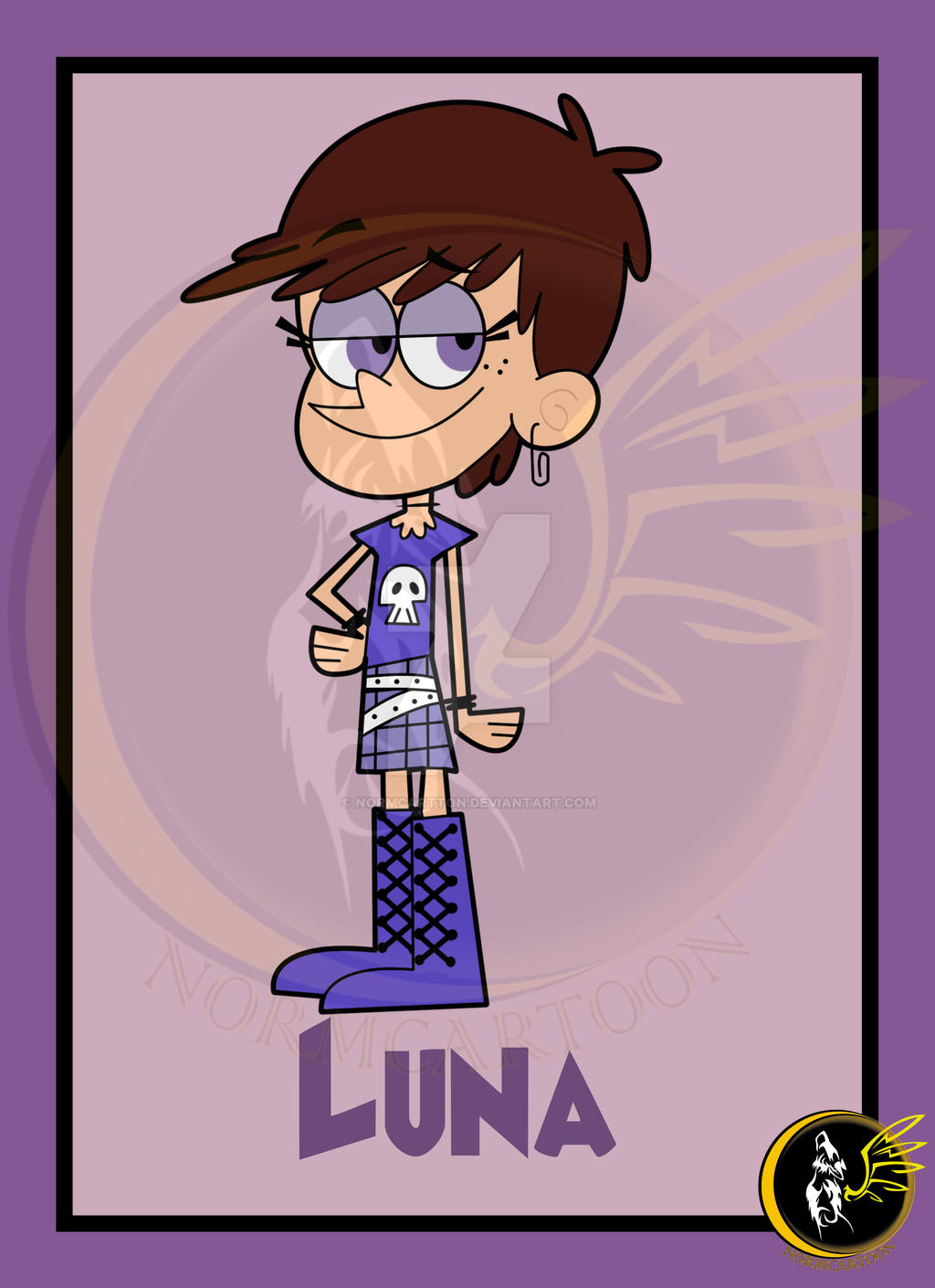 Luna Loud FOP style by NormCartton on DeviantArt