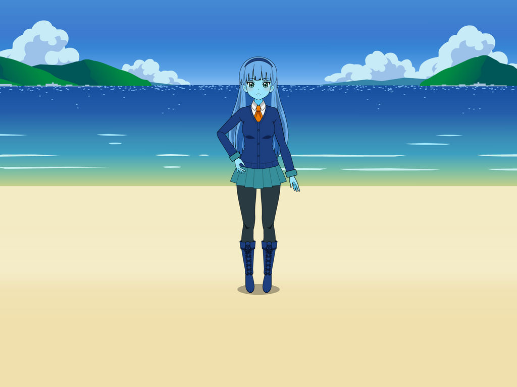 If Umi was Blue Skinned by AlexArgentin on DeviantArt