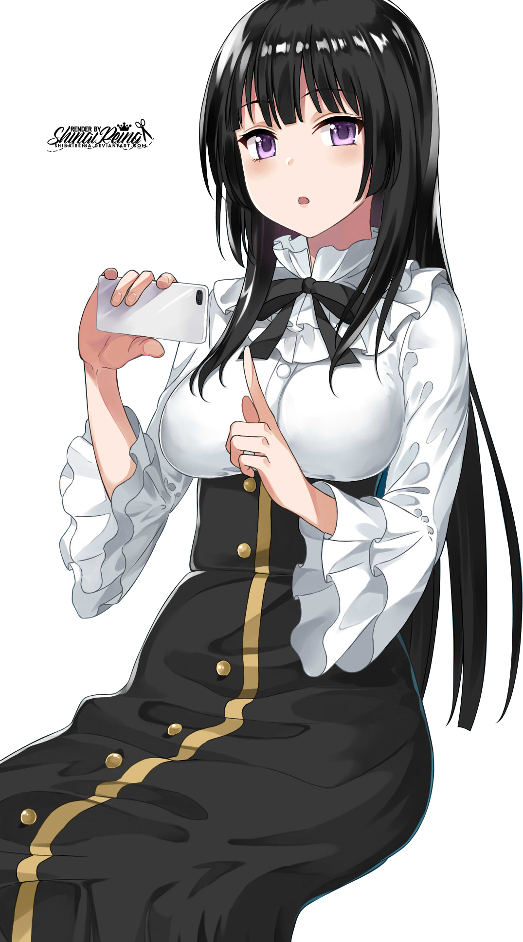 Rinko Shirokane Render By Stella Reina By Alexargentin On Deviantart