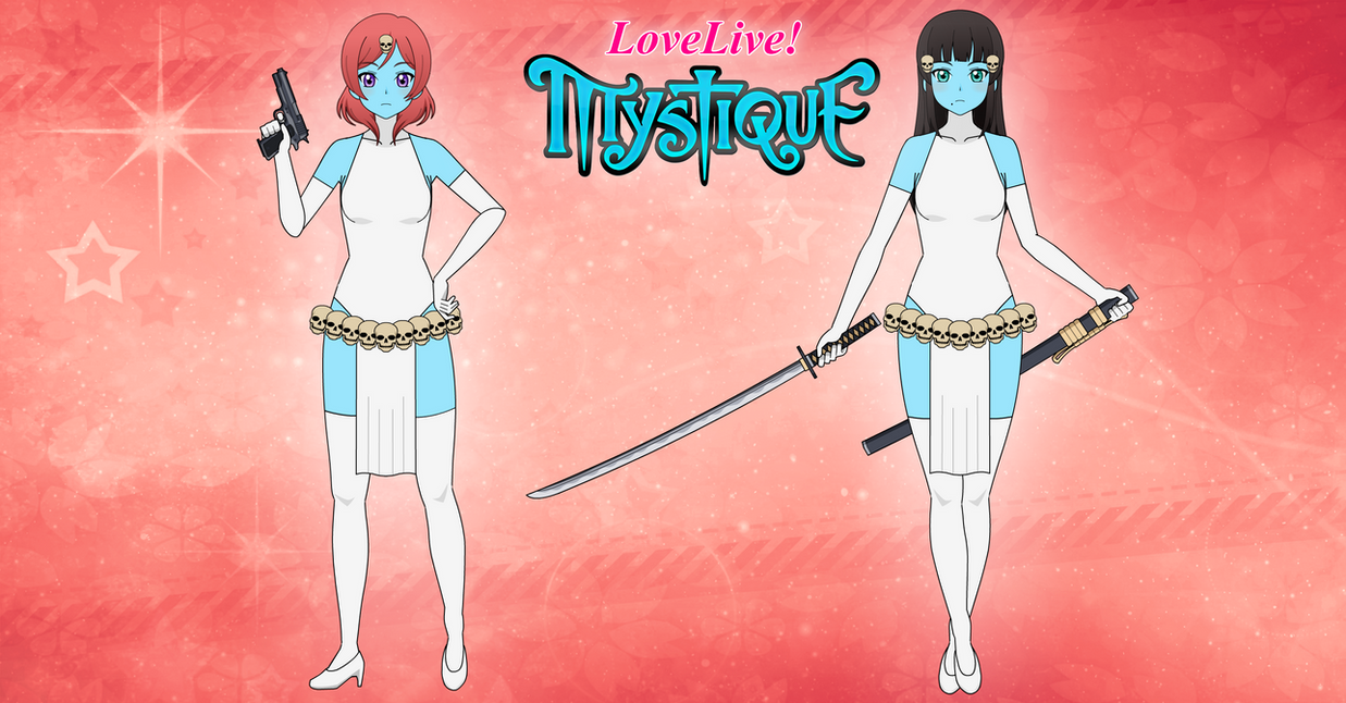 Maki and Dia as Mystique