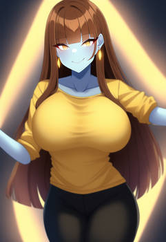 Blue Skinned Alexis Dakota 1