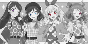 Aikatsu 10th Anniversary in Black and White