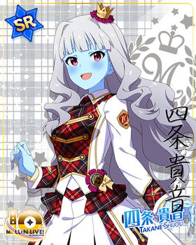 Blue Skinned Takane's 10th Anniversary Outfit