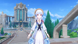 Ayaka visits Fontaine 1