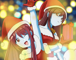 HBD Osaki Twins and Blueberry Xmas