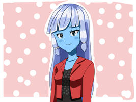 Blue Skinned Tsumugi by studiodraw