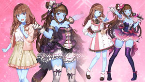 Blue Skinned Chisa and Elena