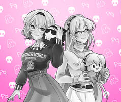 Megane Calli and Luka by pluv