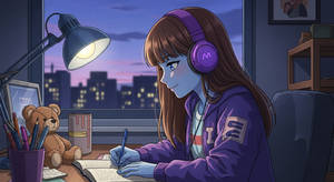 Blue Skinned Girl Lofi