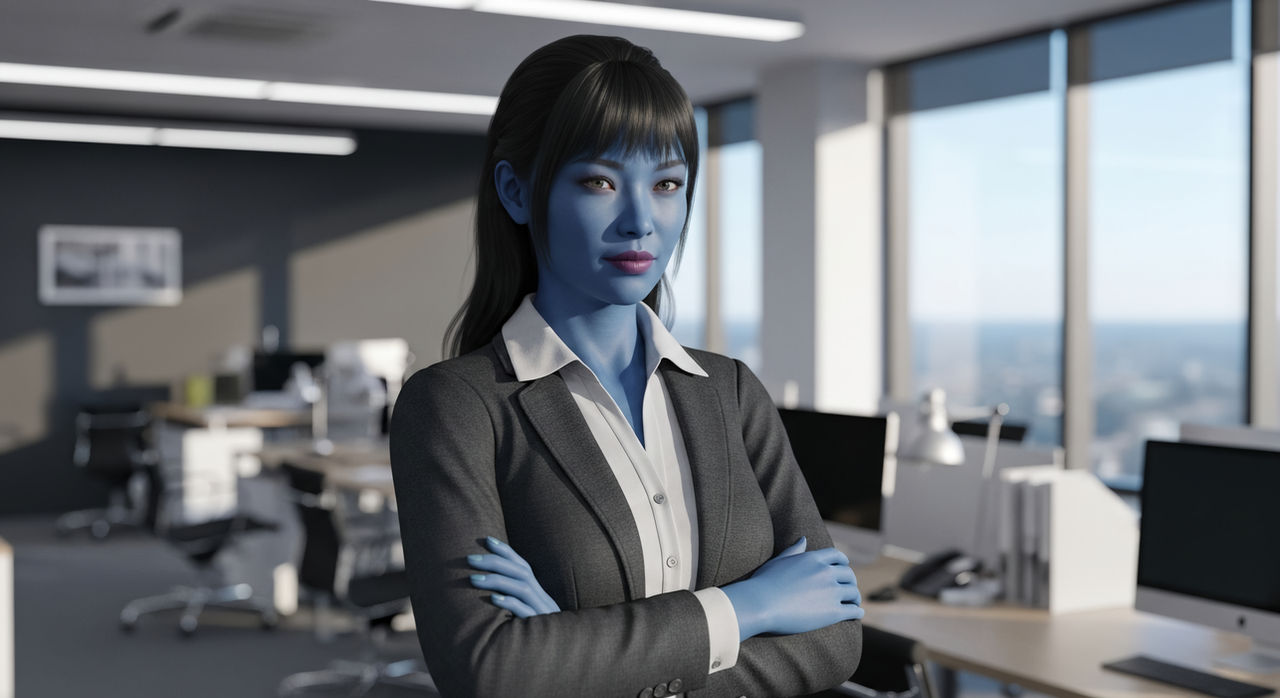 Alex2598 Blue Skinned Realistic Woman 24 by AlexArgentin on DeviantArt