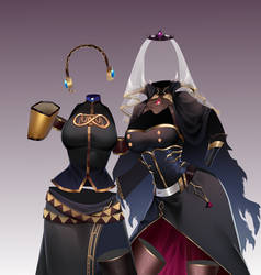 Invisible Luka and Mori by Dorobo Ne