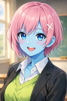 Blue Skinned Nakano Quintuplets (AI)