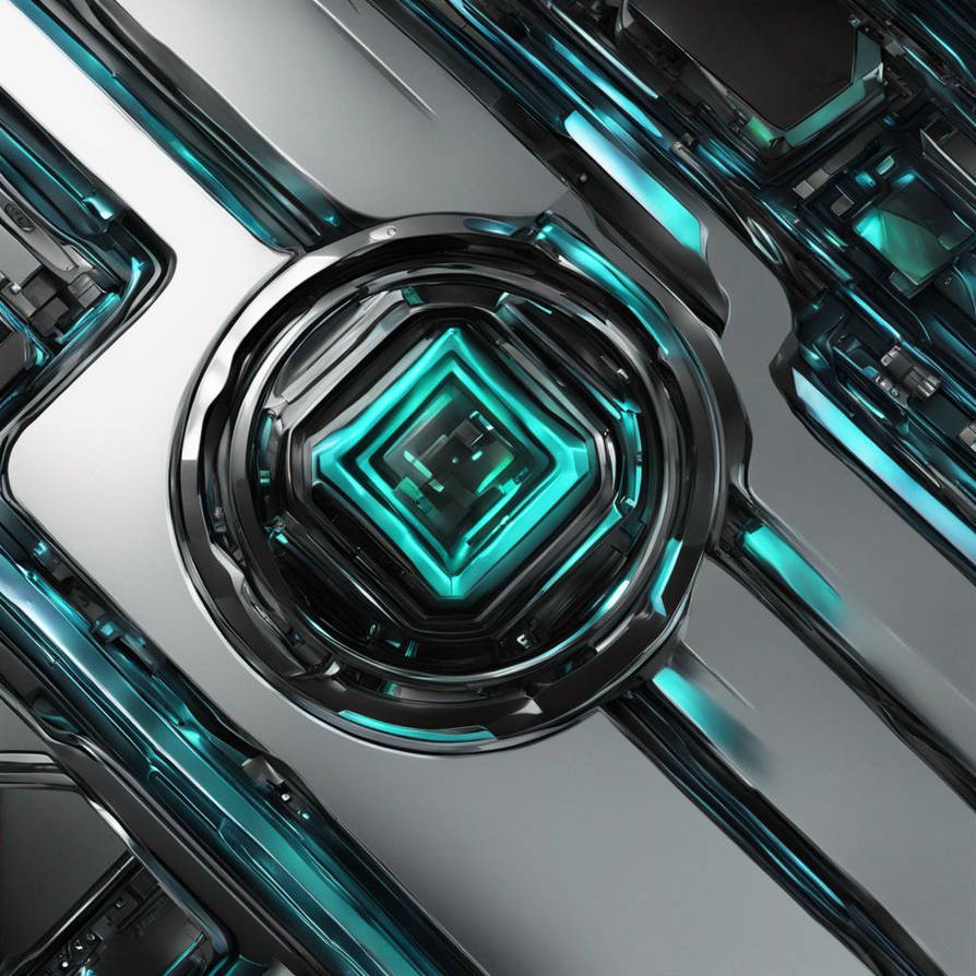 black chrome blue chrome Bluegreen chrome Hud tech by AdrenalineGrafix ...