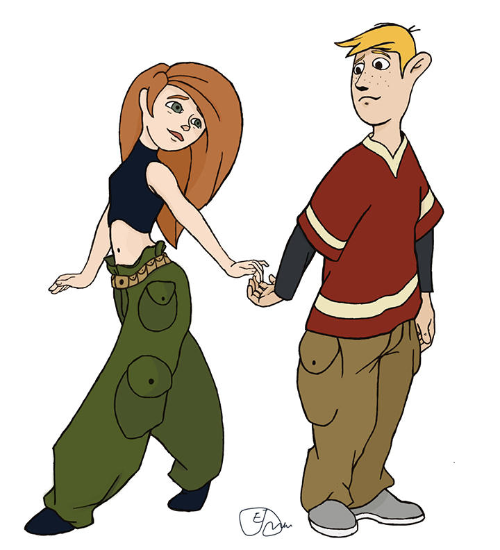 Kim Possible Ron Rapper Deviantart Kim Possible and Ron Stoppable by Ellieanne36 on DeviantArt
