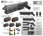 Commission: Armand Leonard SC-12-Shotgun by aiyeahhs