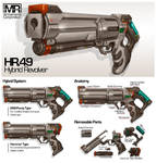 Commission: HR.49 Hybrid Revolver by aiyeahhs
