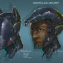 Commission: Nightclaw Helmet.