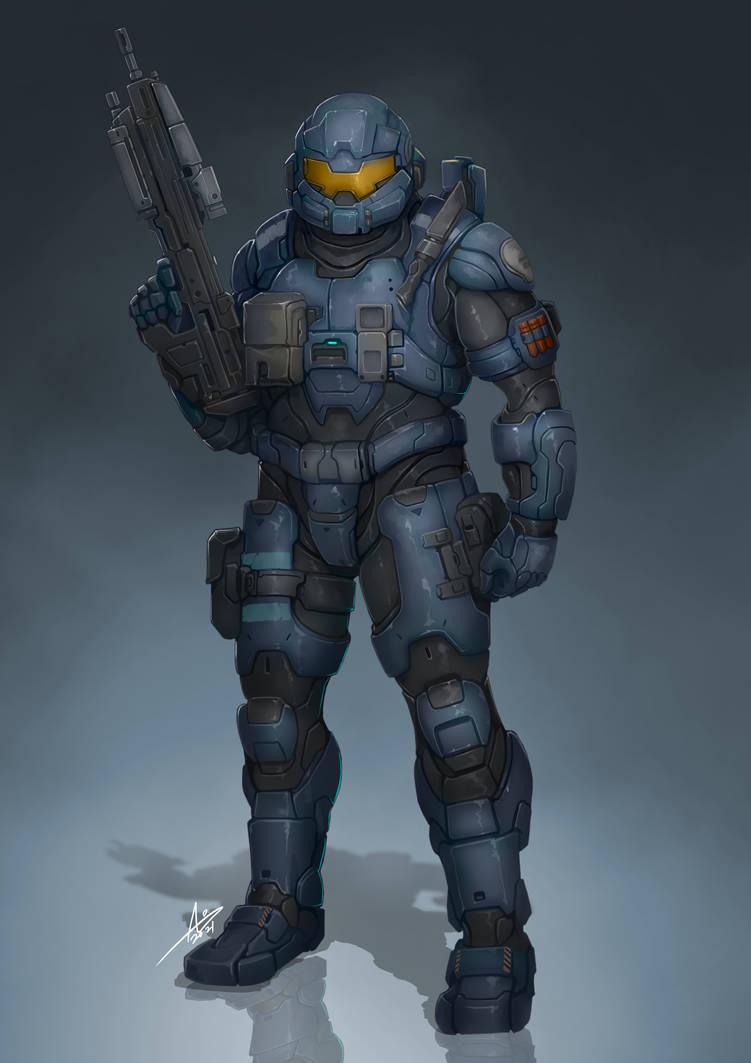 HALO Commission by aiyeahhs on DeviantArt