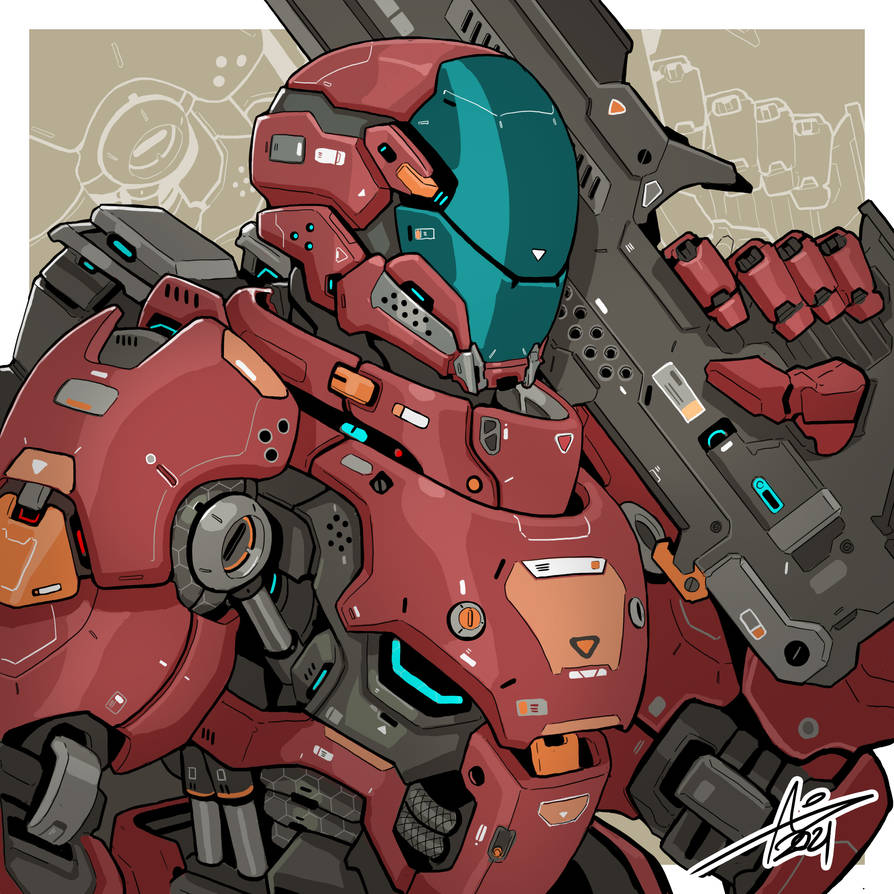 RED Power Armor by aiyeahhs on DeviantArt