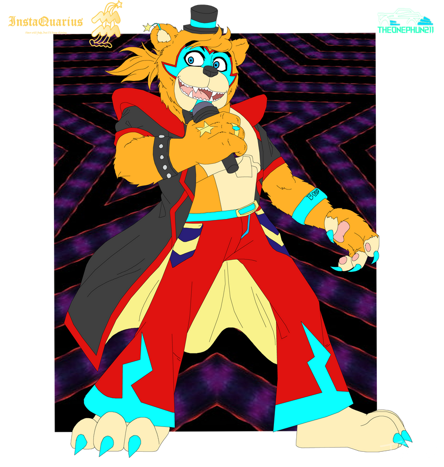 Freddy Fazbear Timeskip Design by InstaQuarius on DeviantArt