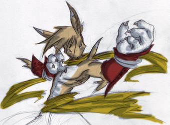 Yoji, Fist Fighting Kitsune