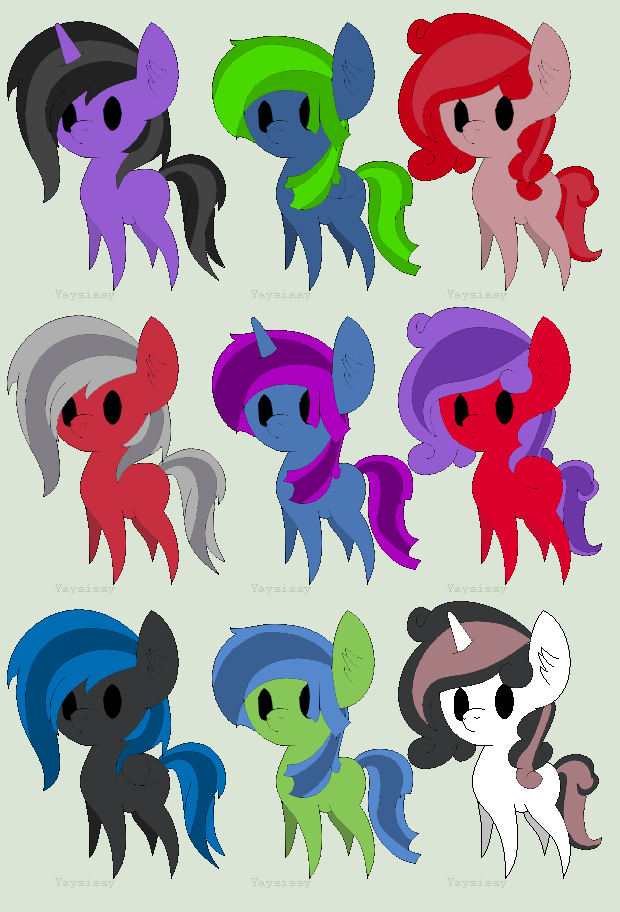 Pony adoptables open