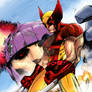 Wolverine VS. Sentinel- colors