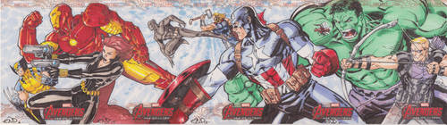 Avengers Age of Ultron Sketch Cards