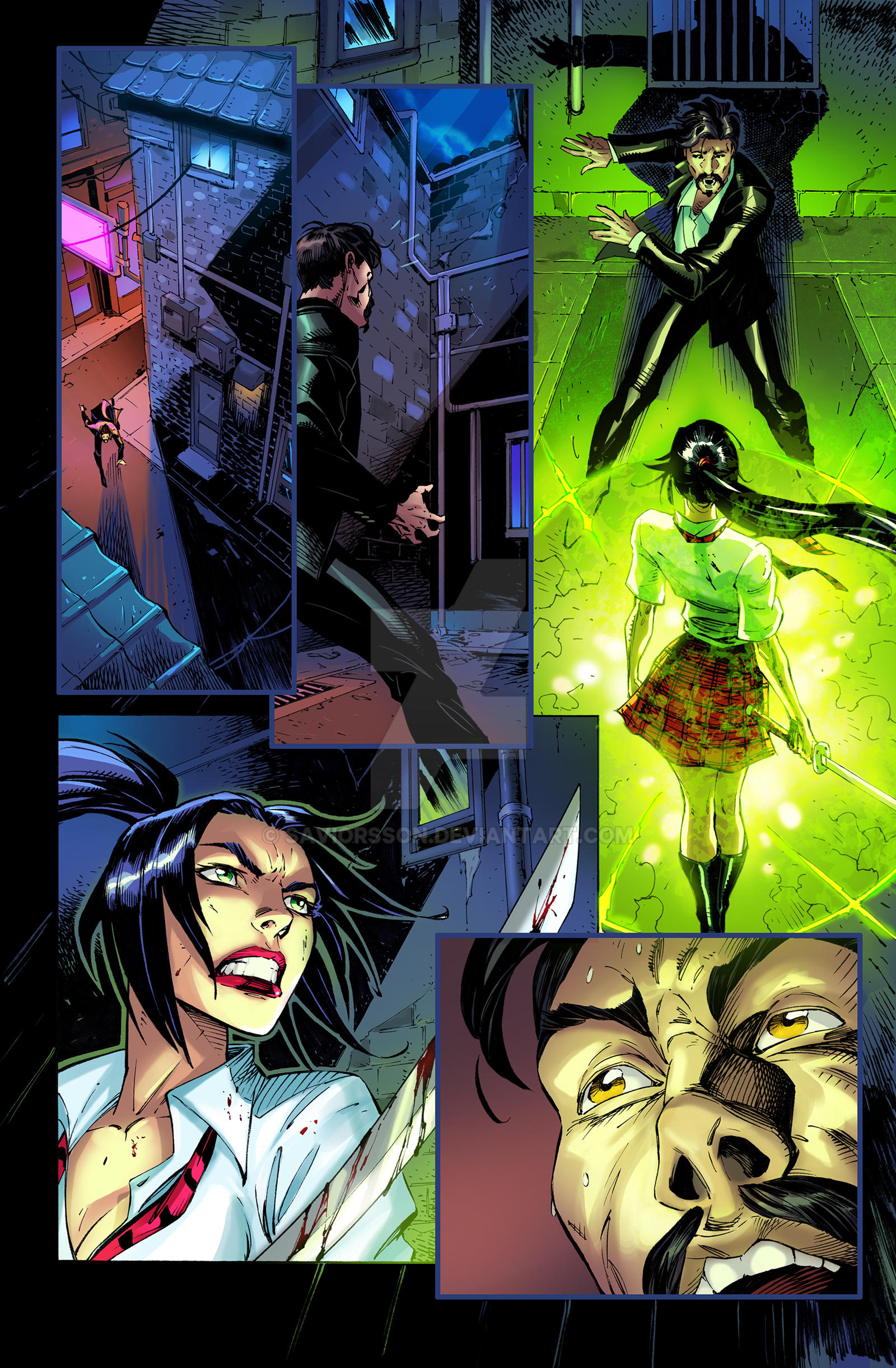 Sentry Shadow Form Shadow Sentry: Origins pg5 colors by SaviorsSon on DeviantArt