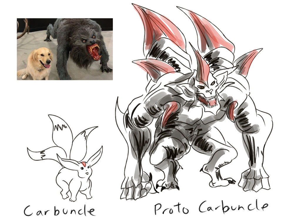 Carbuncle Deviantart Carbuncle and Prototype Carbuncle by ThatAnnoyingGuy on DeviantArt