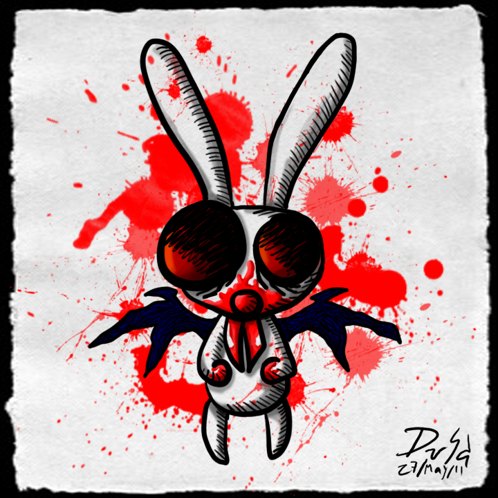 Vampire Rabbit Deviantart Vampire Bunny by MrDusc on DeviantArt