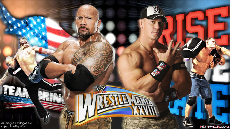 The Rock vs John Cena HD Wallpaper by Timetravel6000v2 on DeviantArt