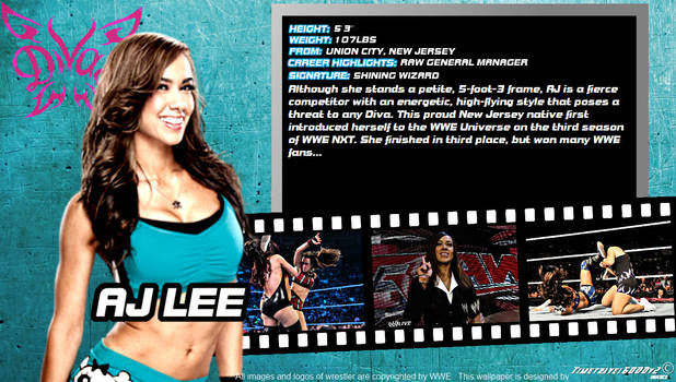 WWE AJ Lee ID Wallpaper Widescreen