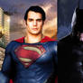 Superman and Batman Wallpaper Widescreen V2