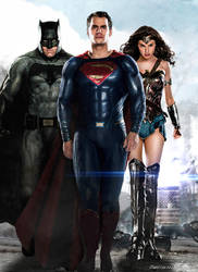 DCEU Trinity Poster (Batman Superman Wonder Woman)