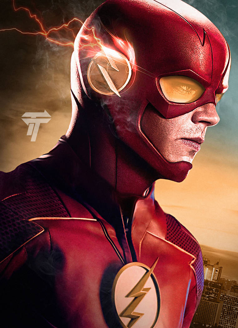 Крутой флеш. The Flash CW Постер. Флеш плакат.