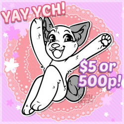 (CLOSED) YAY YCH ($5 or 500p)