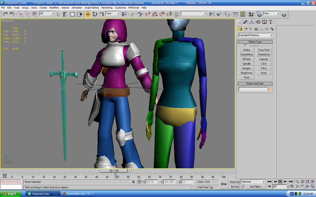 Done Character Model's Done, Character 3 by PhantomBladeV18 on DeviantArt