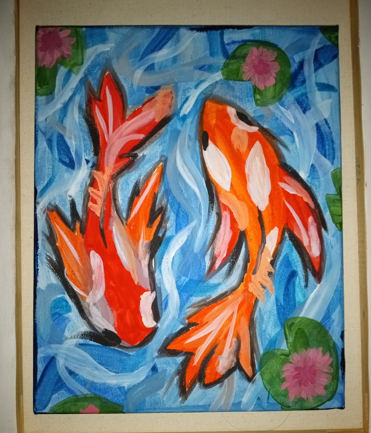 Koi fish watercolor painting by ShadowFreakDraws on DeviantArt