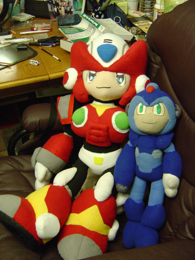 X and Zero Plushies