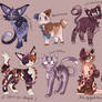 TADC themed- cat adopts (6/6 open)