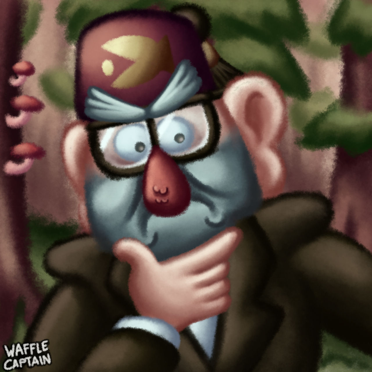 Stan Pines from Gravity Falls by TheWaffleCaptain on DeviantArt