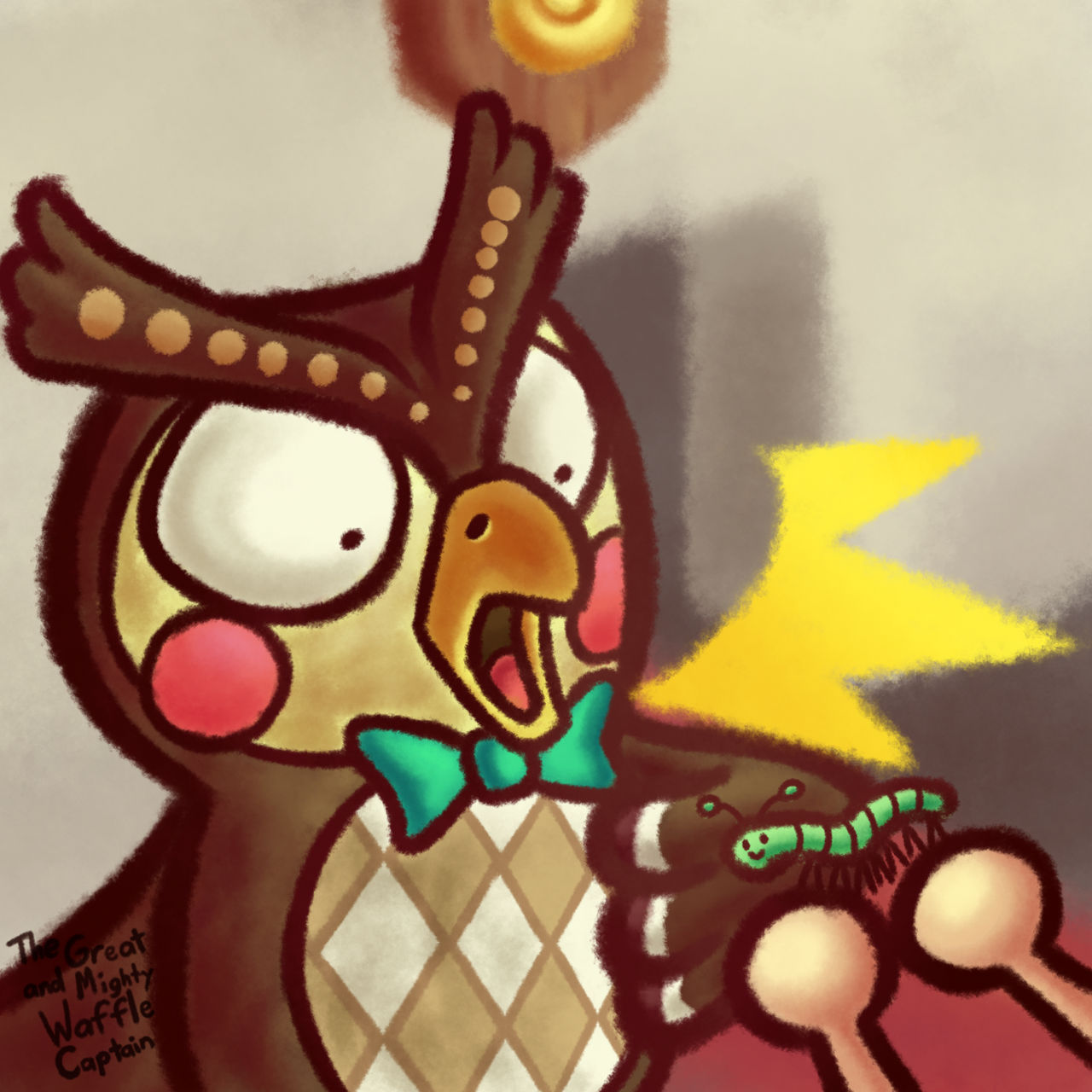 Blathers from Animal Crossing!!! by TheWaffleCaptain on DeviantArt