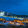 Night skiing